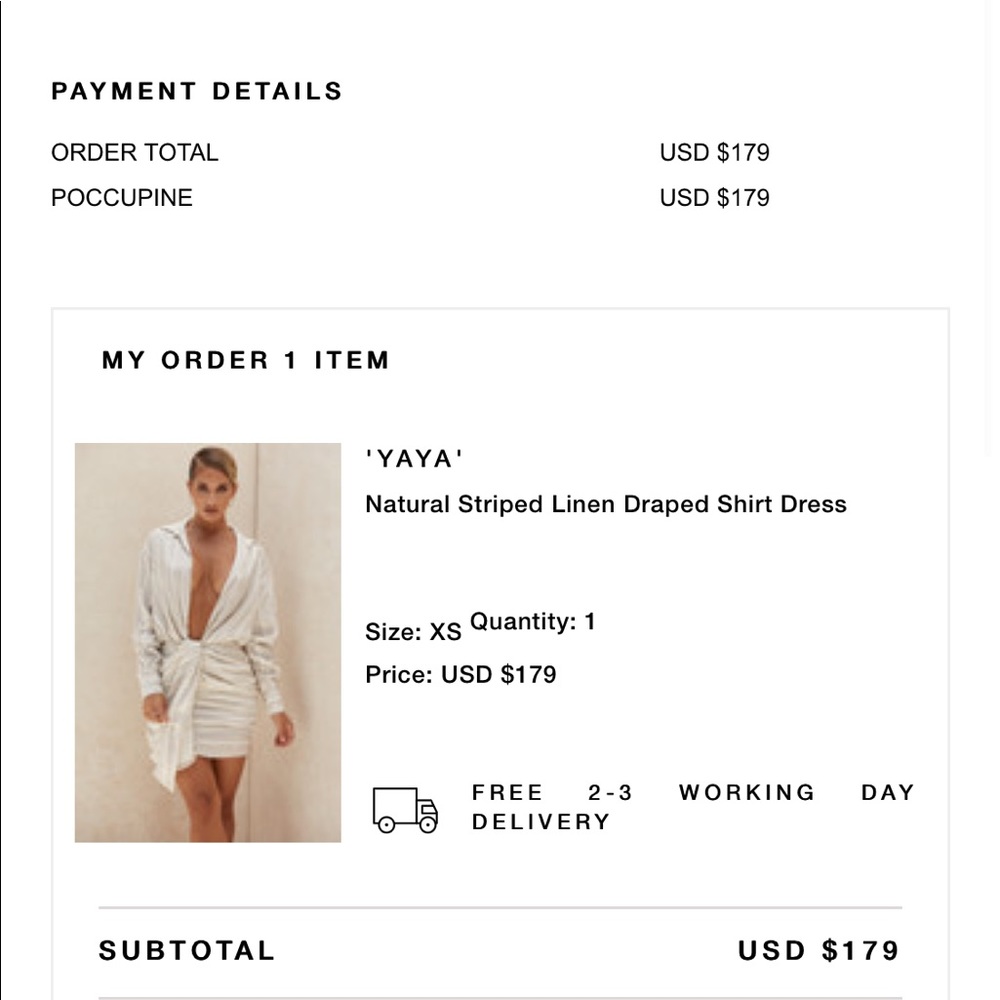 House of CB yaya linen dress